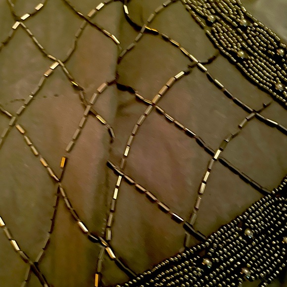 Formal Black Beaded Dress - Picture 9 of 16